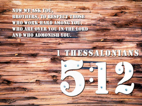 1 Thessalonians 5 12