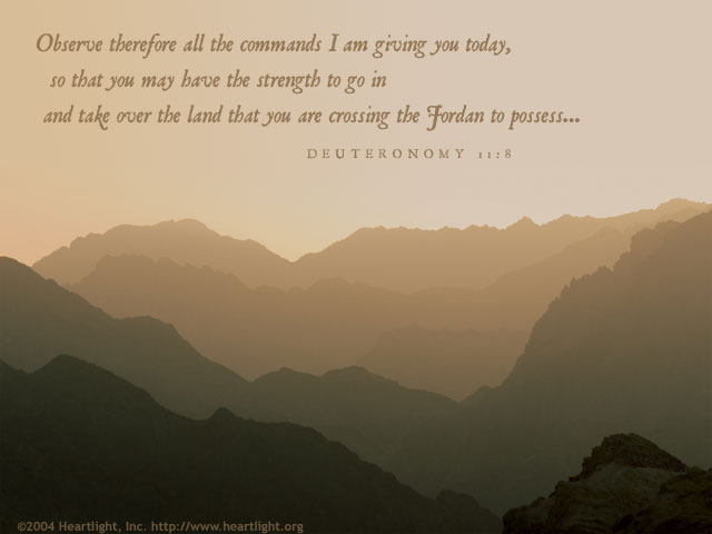 Deuteronomy 11 8